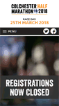 Mobile Screenshot of colchesterhalfmarathon.co.uk